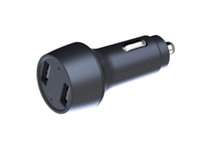 TP408 Dual micro usb port ultra fast car charger