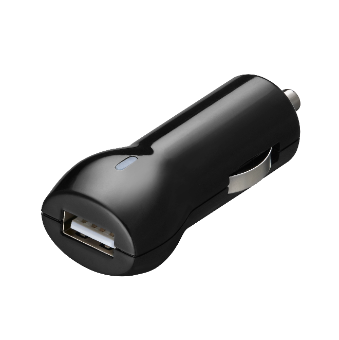TP221UBG Single USB port with LED car charger / 12W