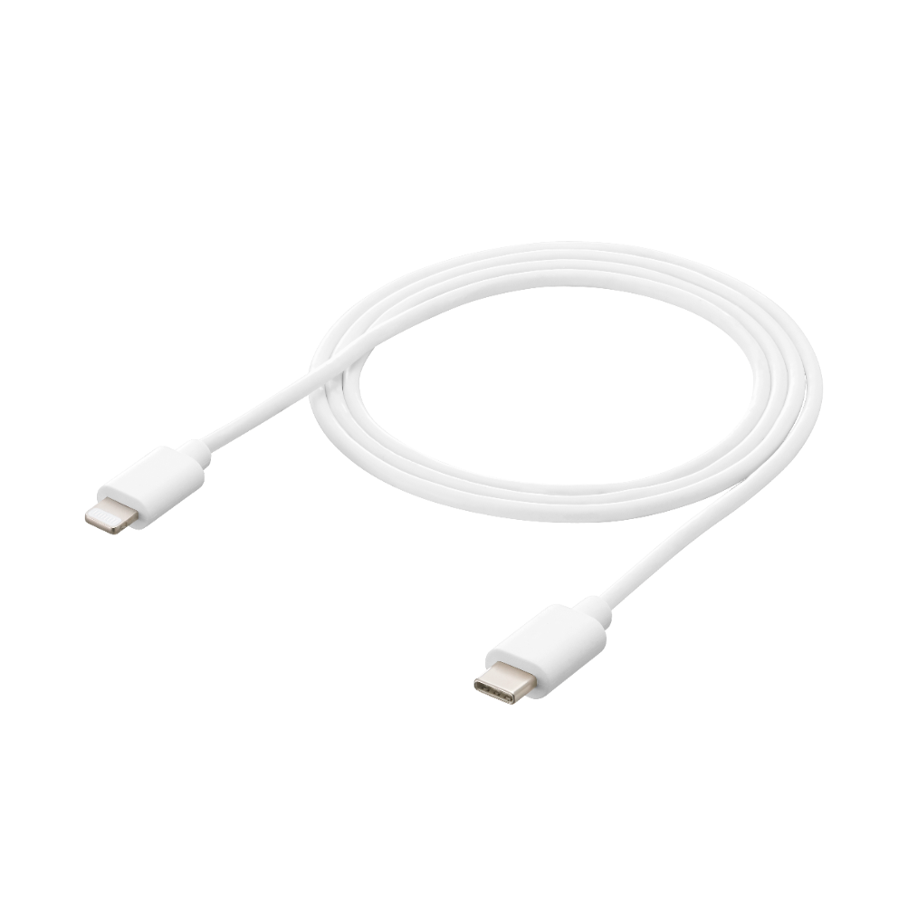 USB C to Lightning Cable - White Color / 1m