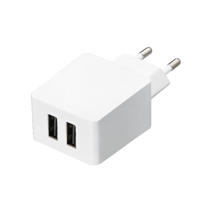 TA-408 Compact dual micro usb wall charger